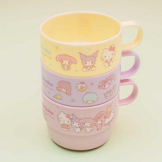 Sanrio Characters Stackable Drinking Cup Set - 3 pcs