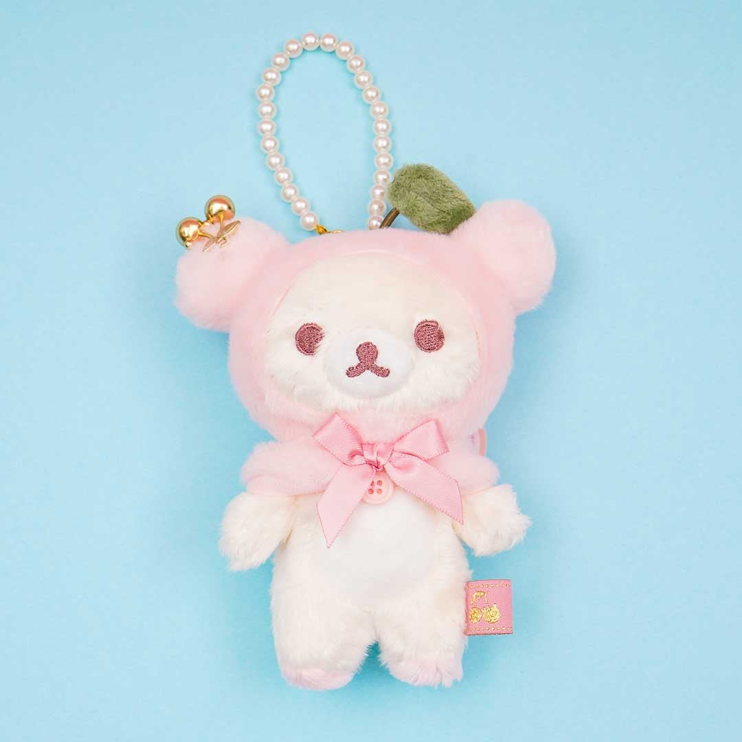 Korilakkuma Cherry Plushie Charm - Medium