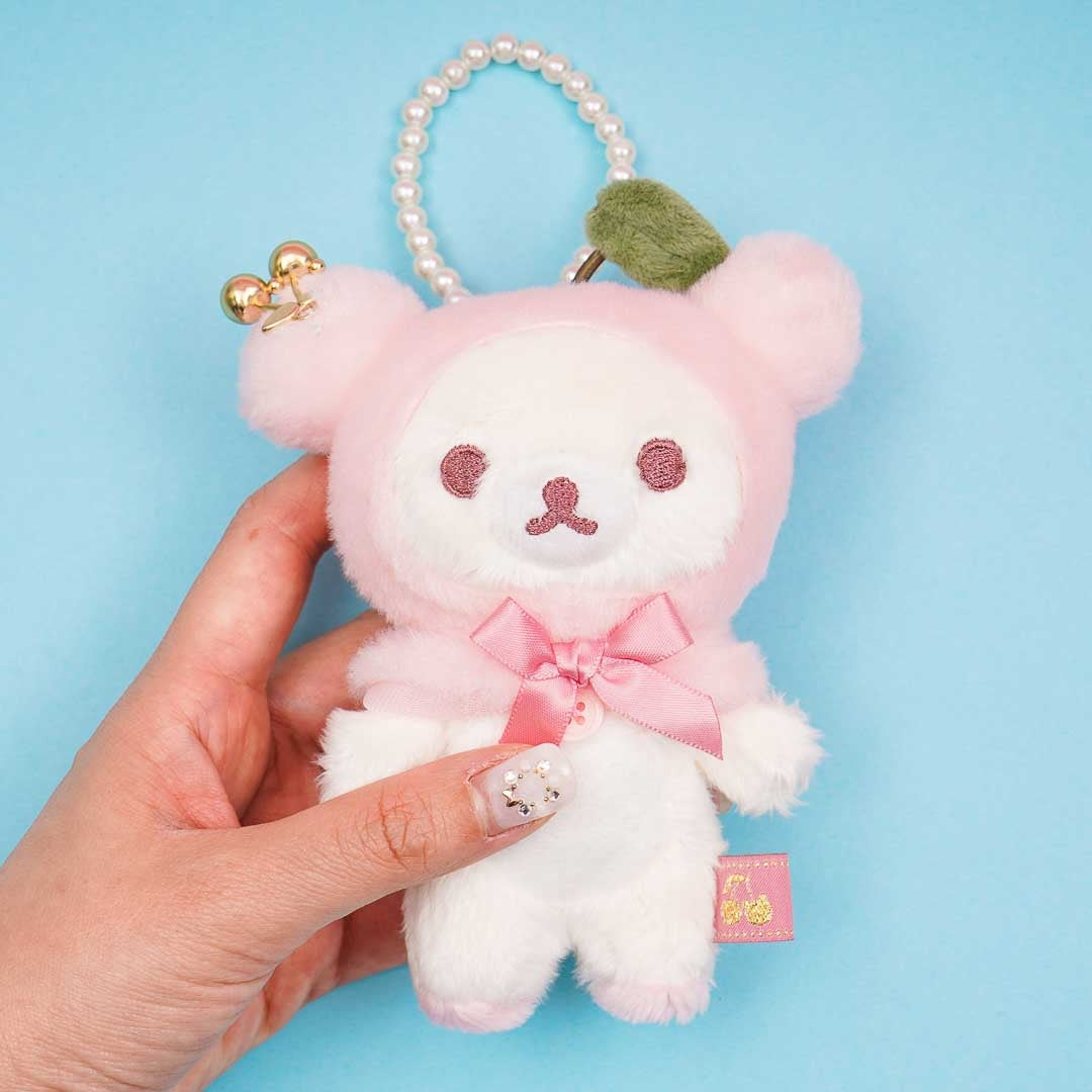 Korilakkuma Cherry Plushie Charm - Medium