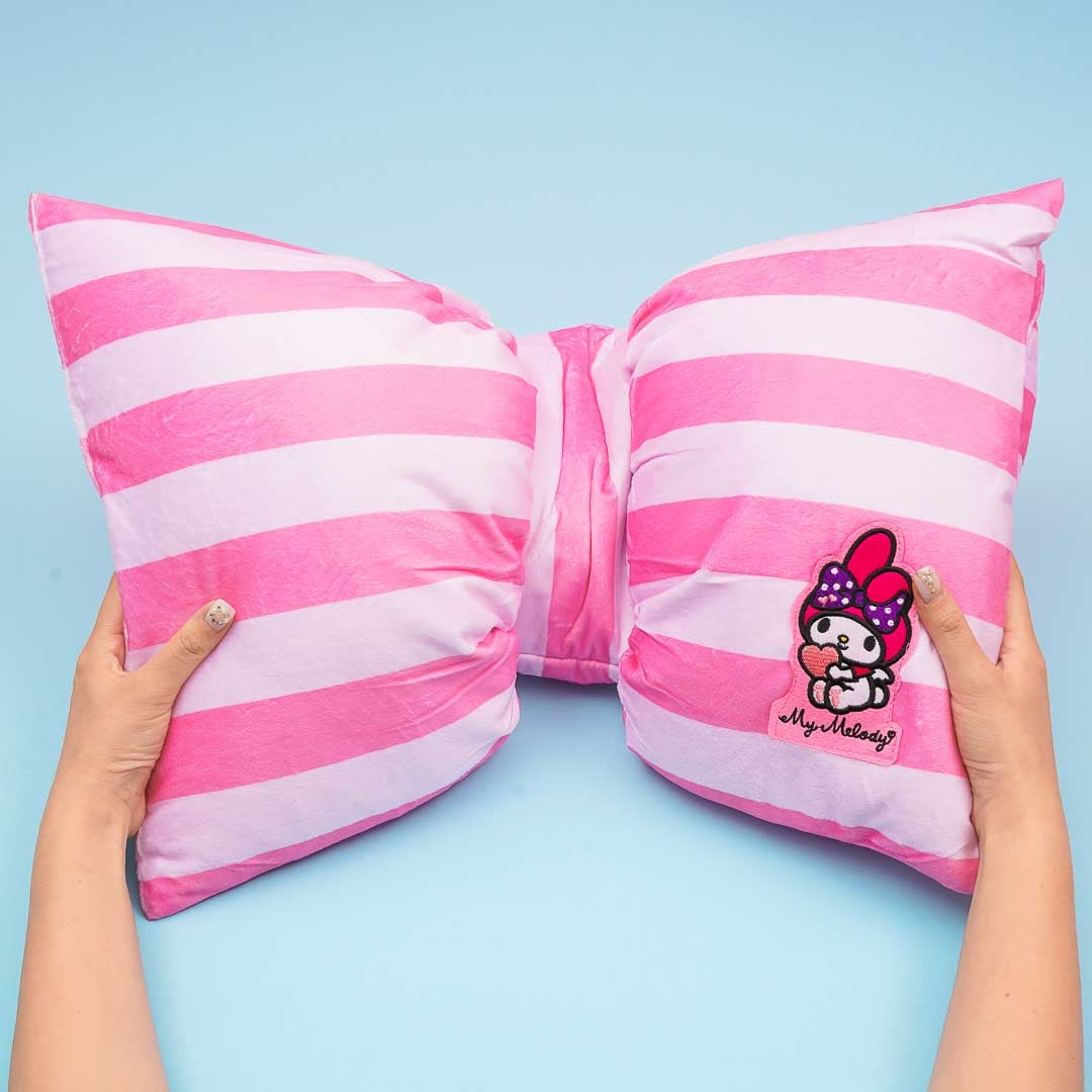 My Melody Striped Bow Cushion