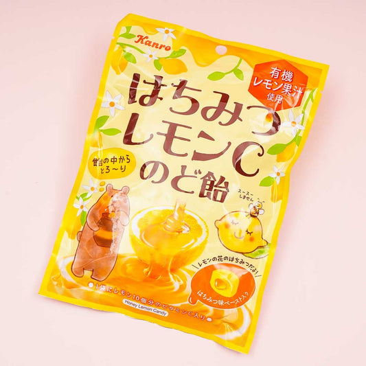 Kanro Honey Lemon C Throat Lozenges