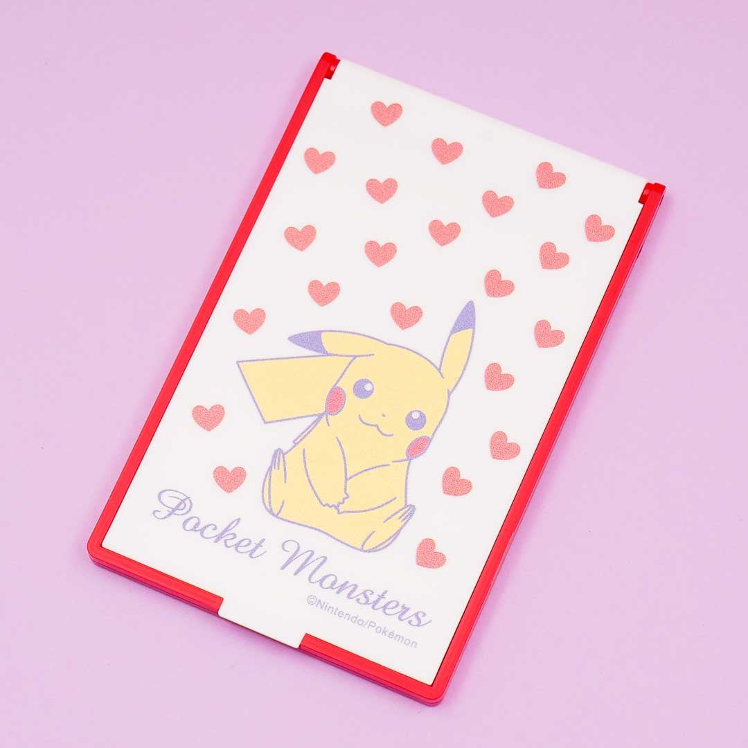 Pikachu Hearts Folding Vanity Mirror