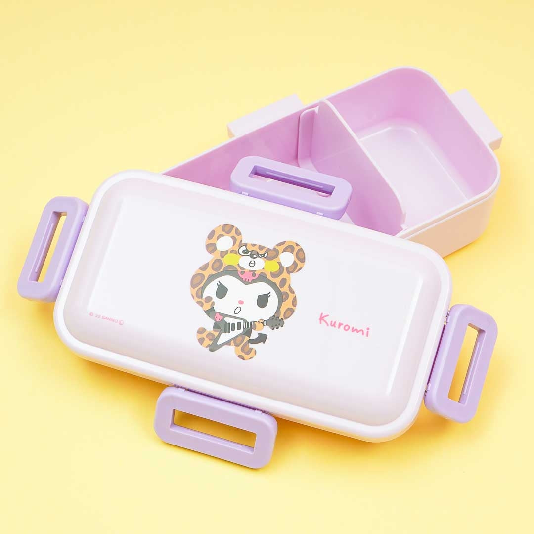 Kuromi Cheetah Rock Rectangular Bento