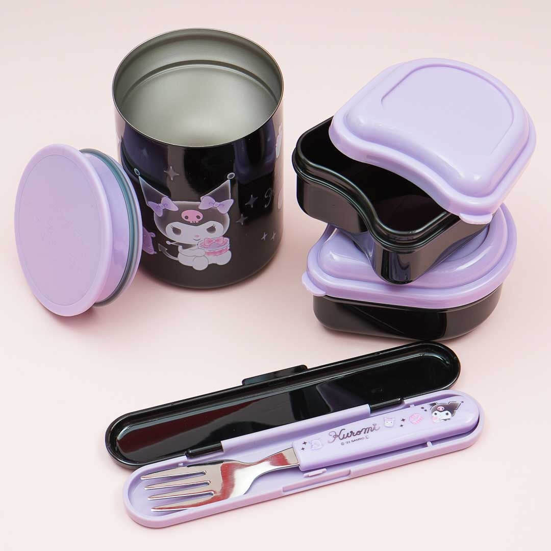 Kuromi Stainless Thermal Lunch Box Set