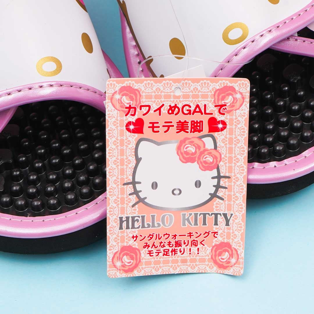Hello Kitty Velcro Massage Sandals - Pink / Medium