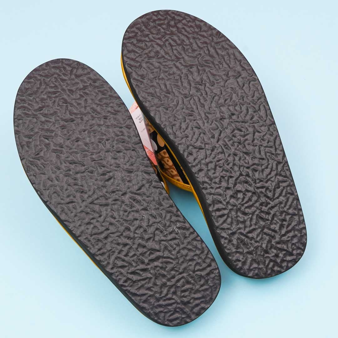 Hello Kitty Velcro Massage Sandals - Golden / Large