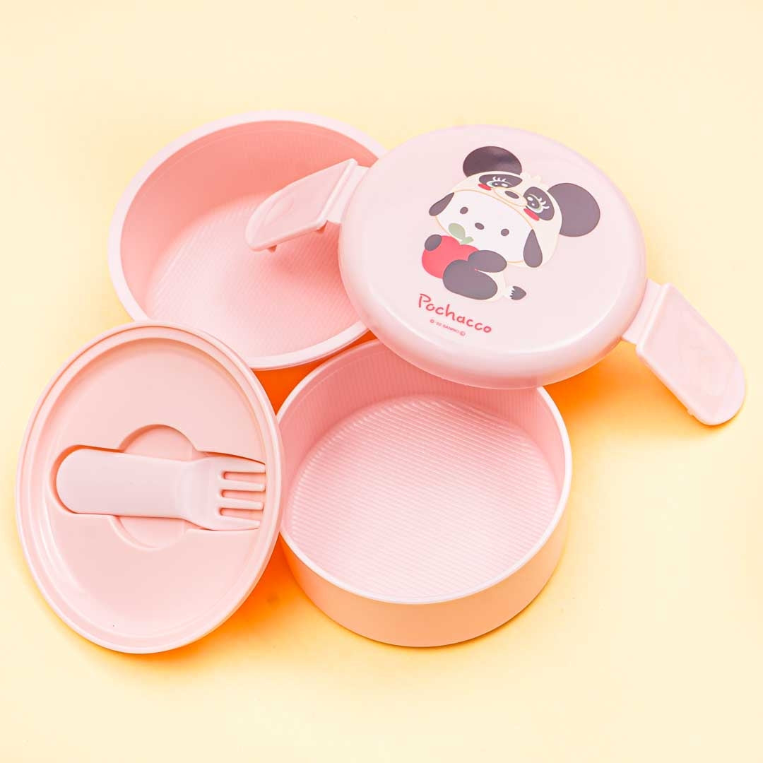 Pochacco Panda Bento Box With Fork