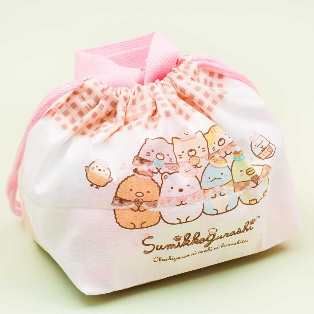 Sumikko Gurashi Gingerbread House Drawstring Lunch Bag
