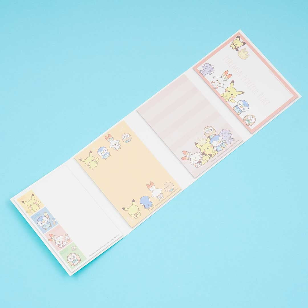 Pokemon Peaceful Place Memo Pad Set