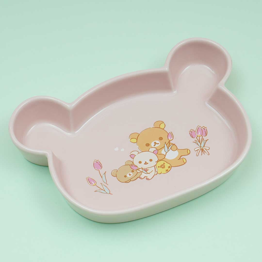 Rilakkuma Flowery Bear Plate