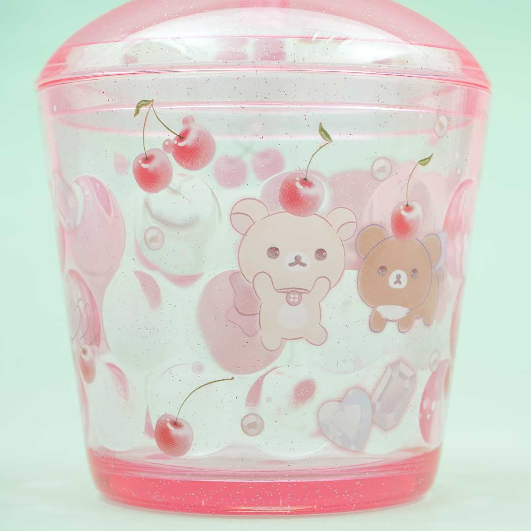 Korilakkuma x Chairoikoguma Sharing Korikogu Jewel Cherry Canister