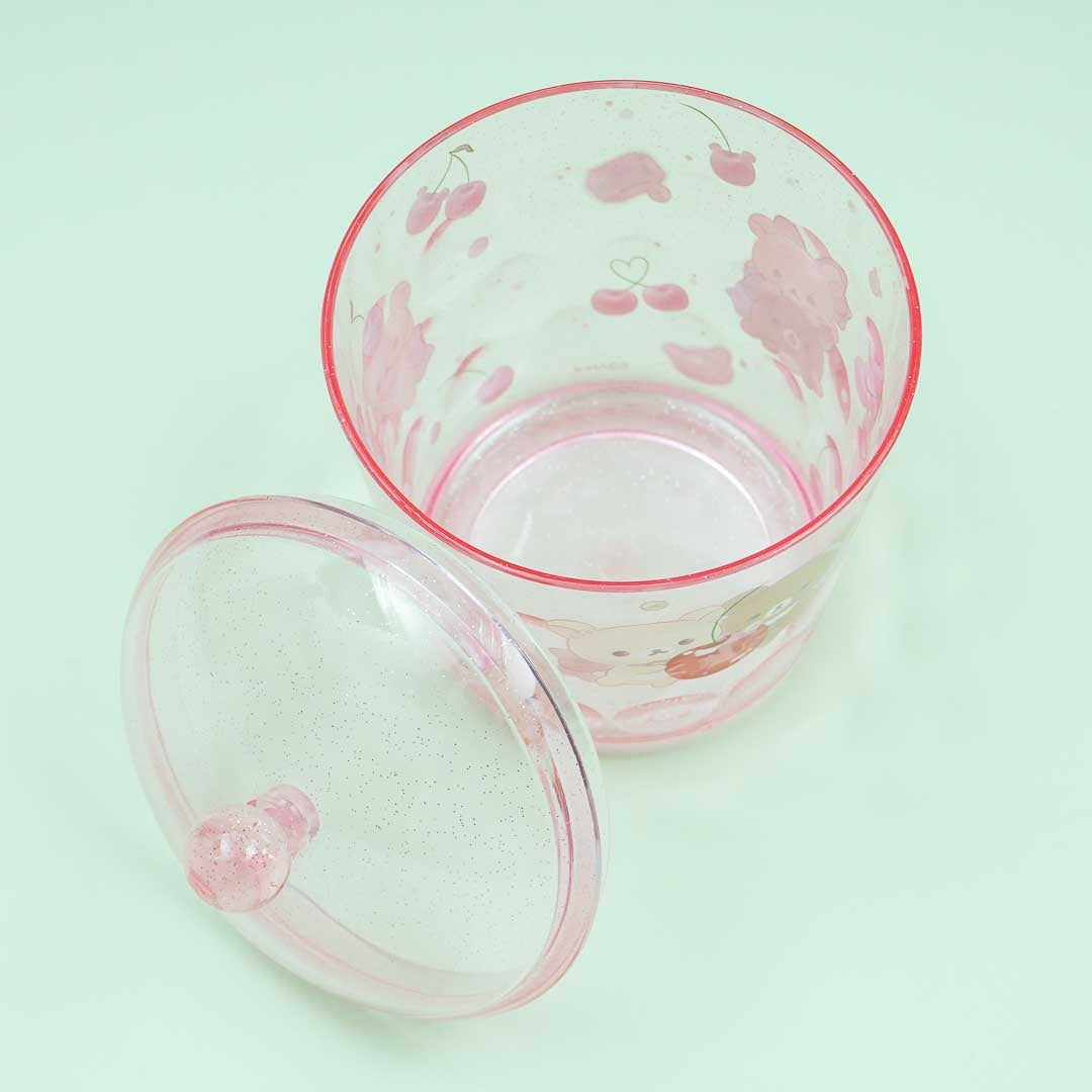 Korilakkuma x Chairoikoguma Sharing Korikogu Jewel Cherry Canister