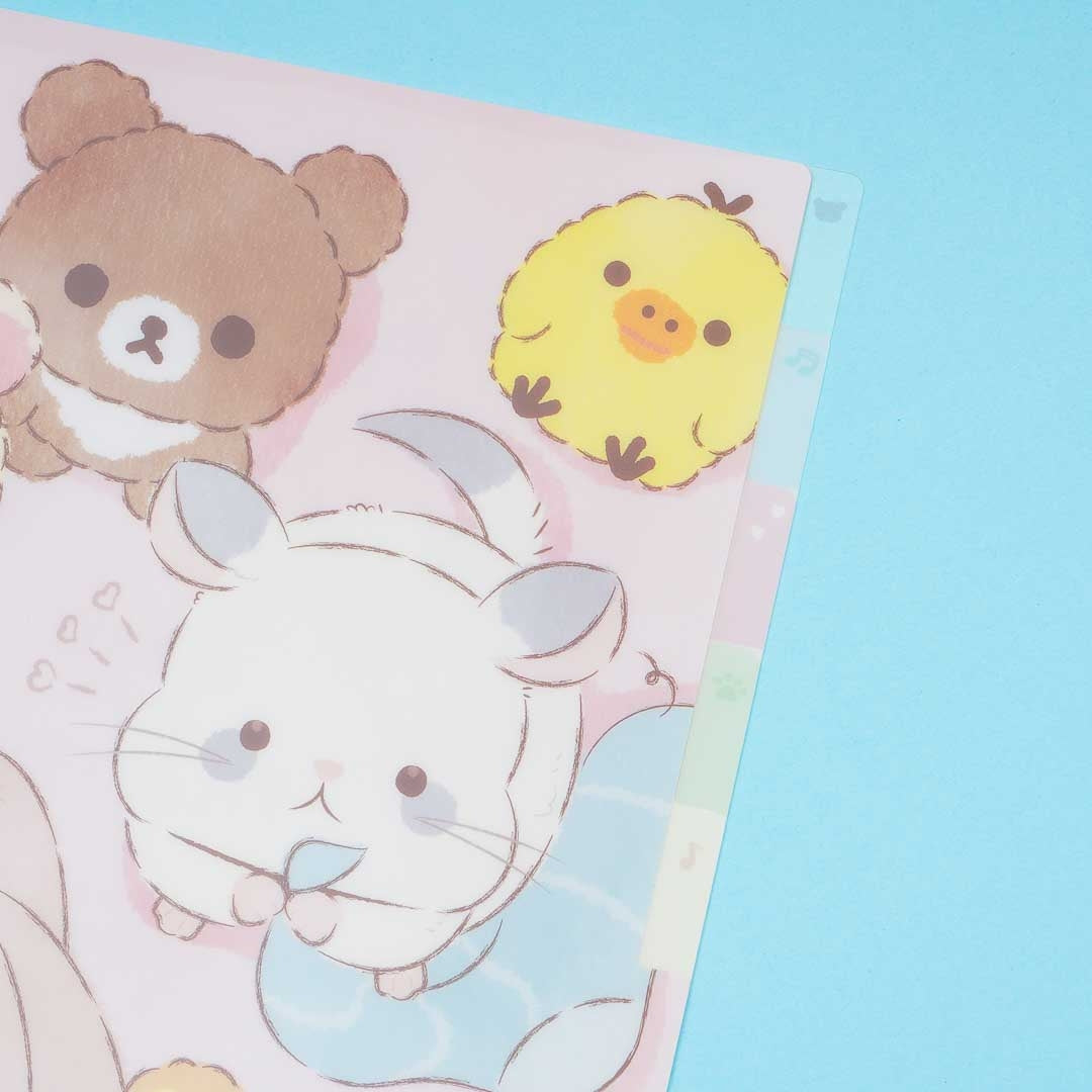 Always With Rilakkuma Multi-Pocket A4 File Folder