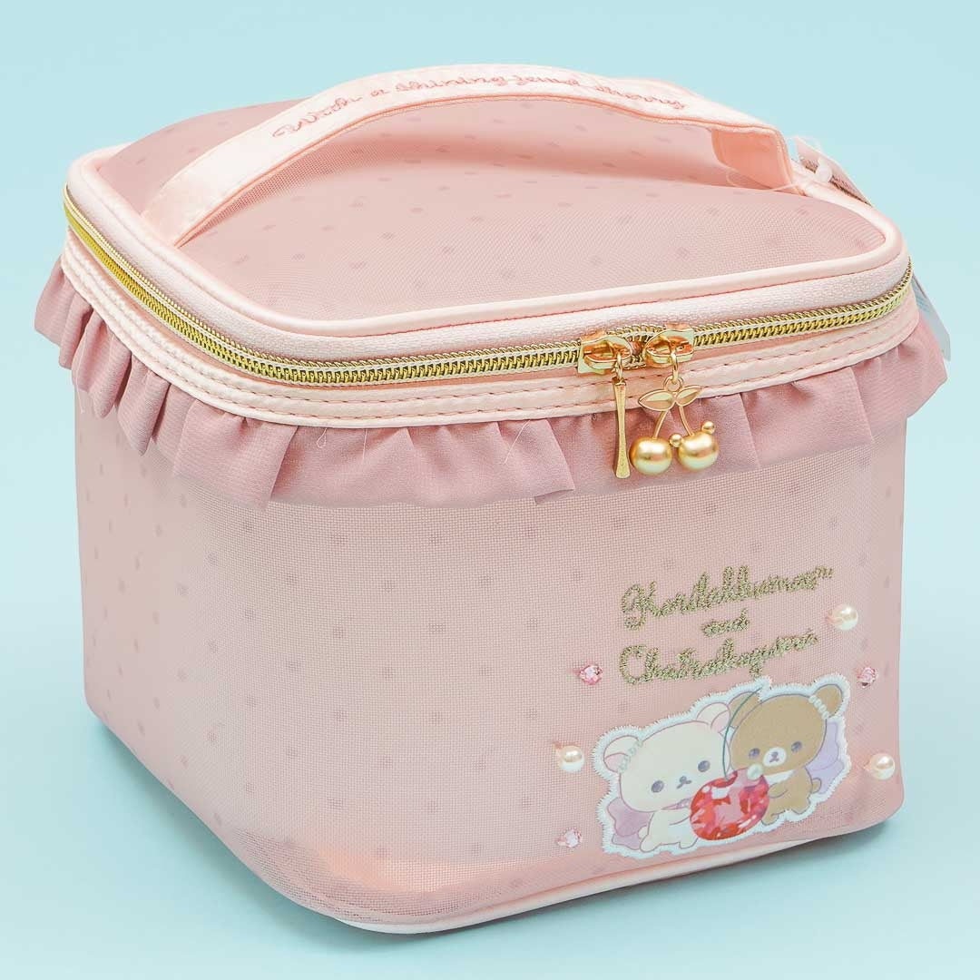 Rilakkuma Korikogu Jewel Cherry Vanity Pouch