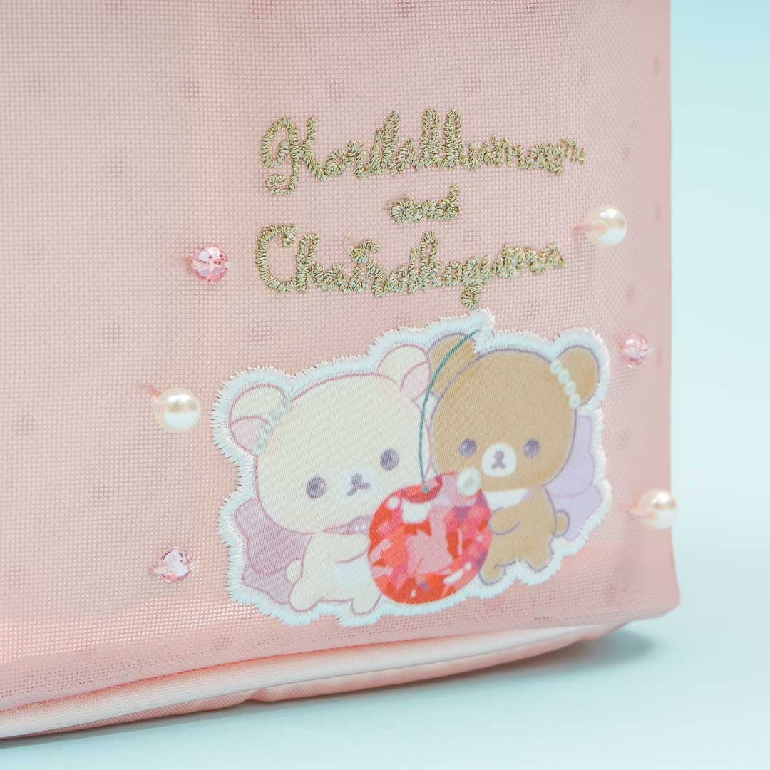 Rilakkuma Korikogu Jewel Cherry Vanity Pouch