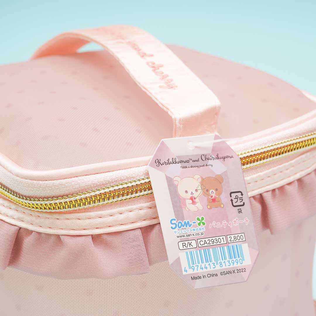 Rilakkuma Korikogu Jewel Cherry Vanity Pouch