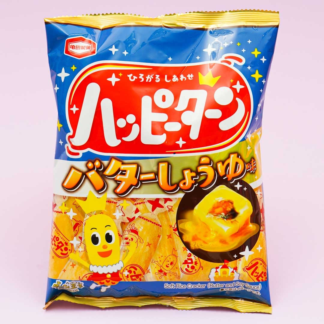 Kameda Happy Turn Rice Crackers - Butter Soy Sauce