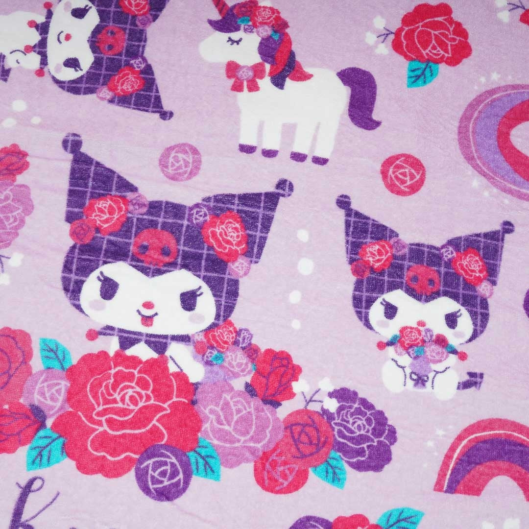 Kuromi Rosy Bath Towel