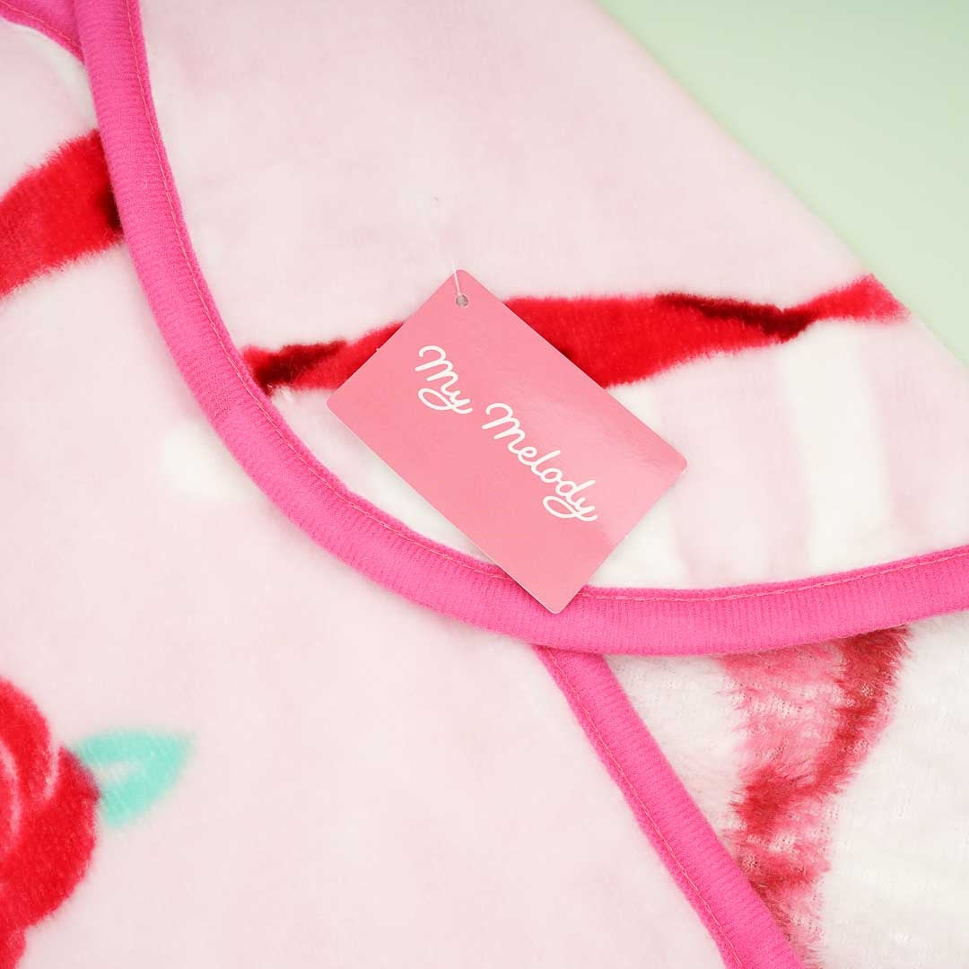 My Melody & Ribbons Shoulder Blanket