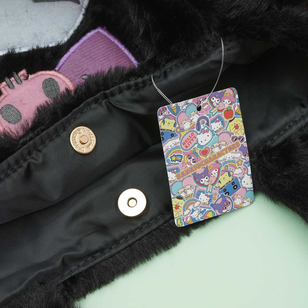 Kuromi Fur Handbag