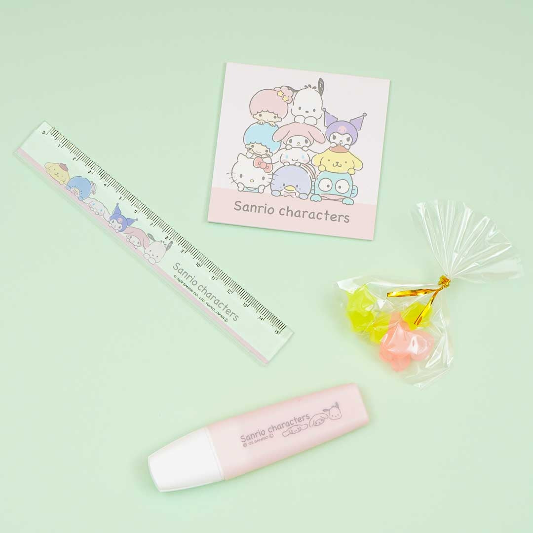 Sanrio Characters Clear Pouch Stationery Set