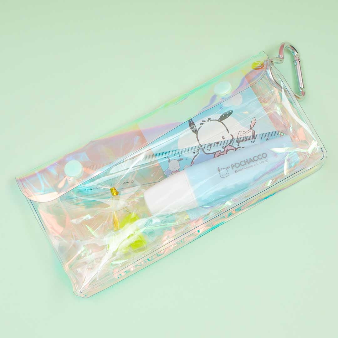 Pochacco Clear Pouch Stationery Set
