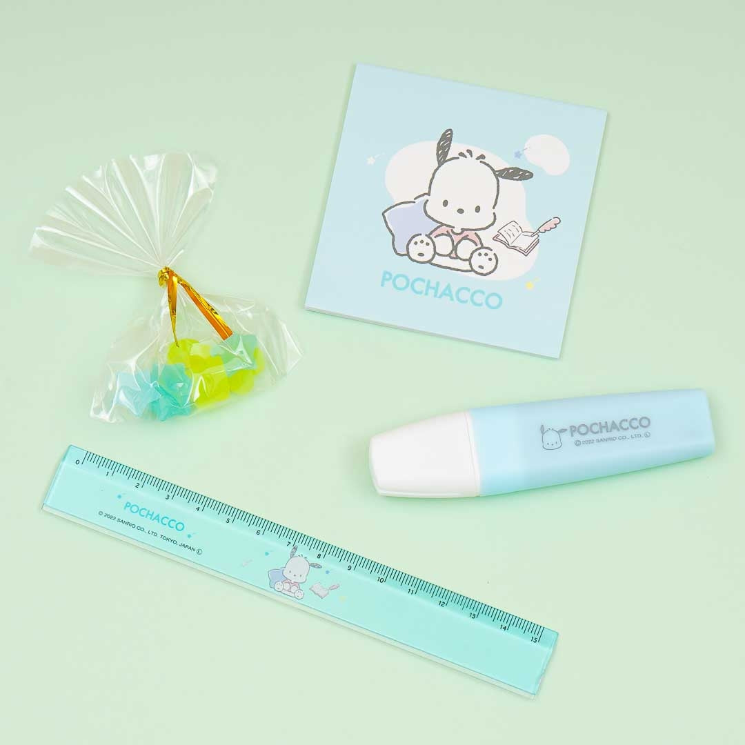Pochacco Clear Pouch Stationery Set
