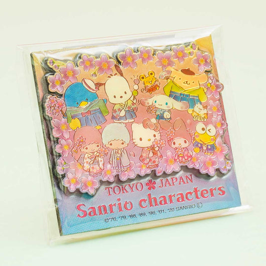Sanrio Characters Sakura Season Wooden Magnet