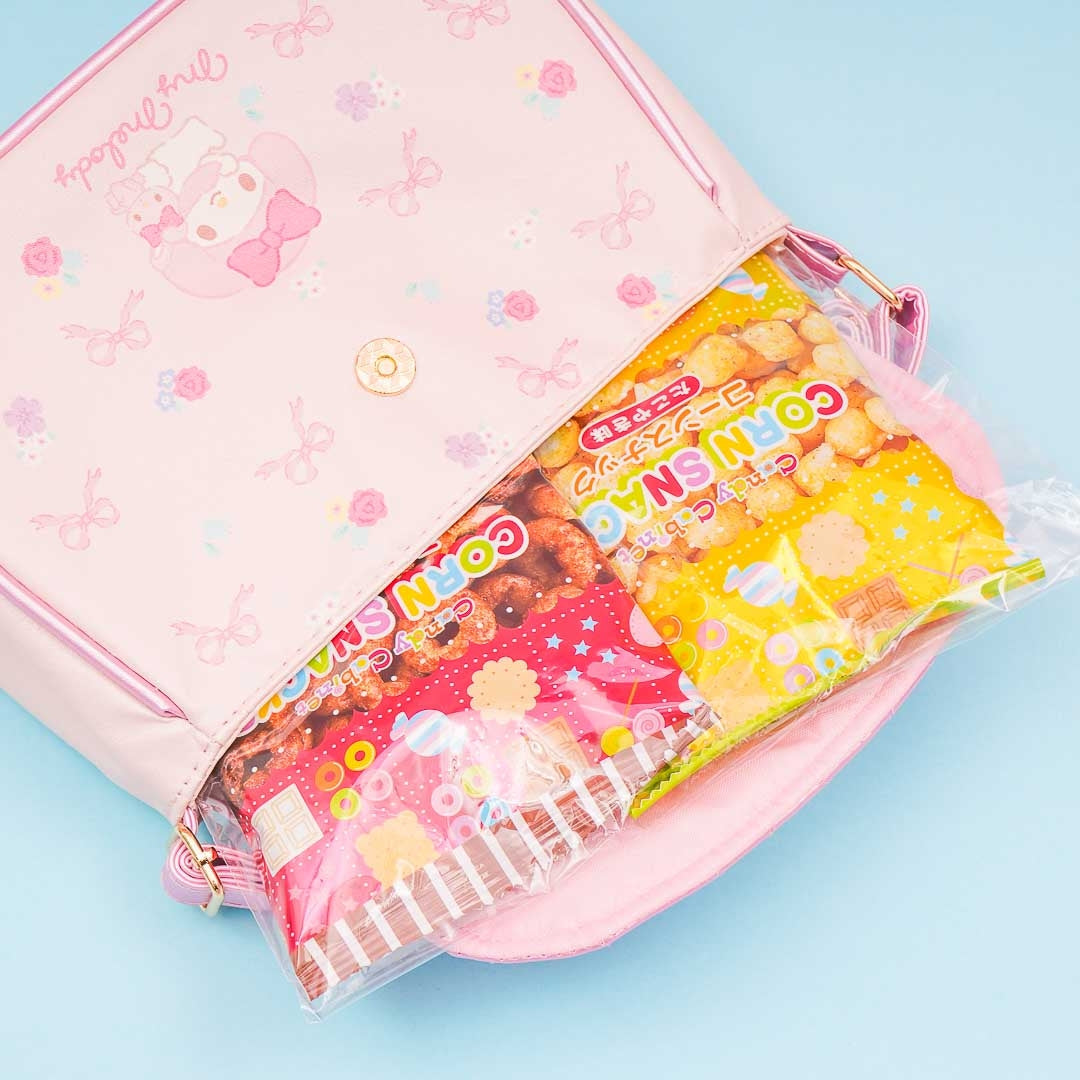 My Melody Roses & Bows Shoulder Bag With Snacks