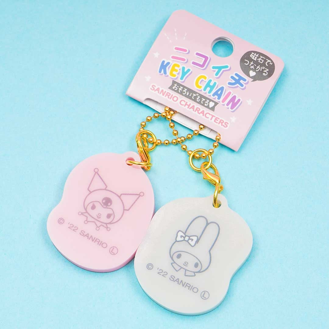 Kuromi & My Melody Nikoichi Keychain