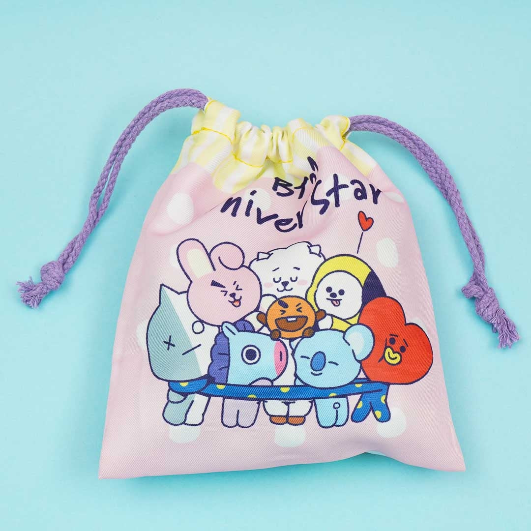 BT21 Universtar Drawstring Pouch