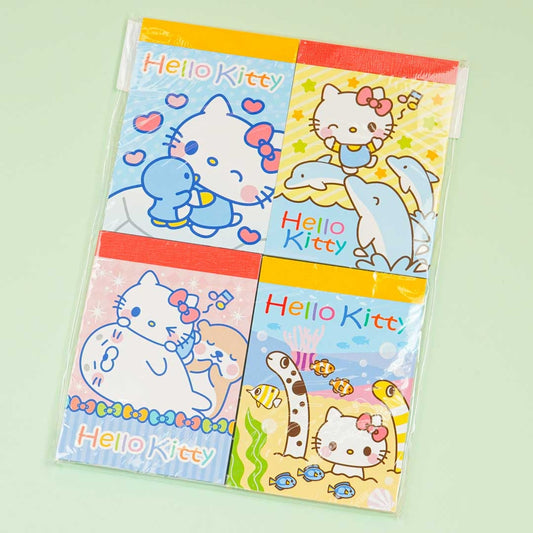Hello Kitty Sea Friends B8 Memo Pad Set - 4 pcs