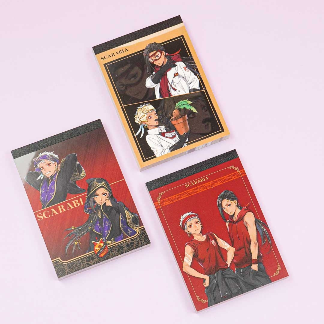 Twisted Wonderland Mini Memo Pad Set - Scarabia