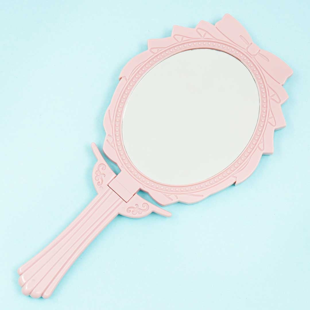 My Melody Plaid Love Hand Mirror