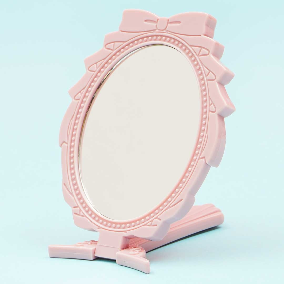 My Melody Plaid Love Hand Mirror