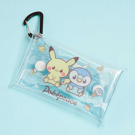 Pokemon Pokepeace Pikachu & Piplup Clear Multi-Case