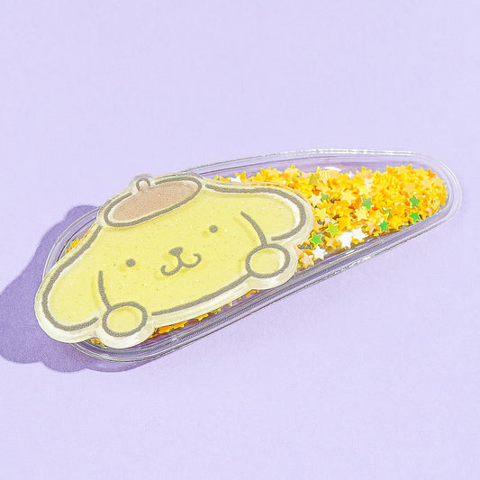 Pompompurin Kira Kira Clear Hair Clip