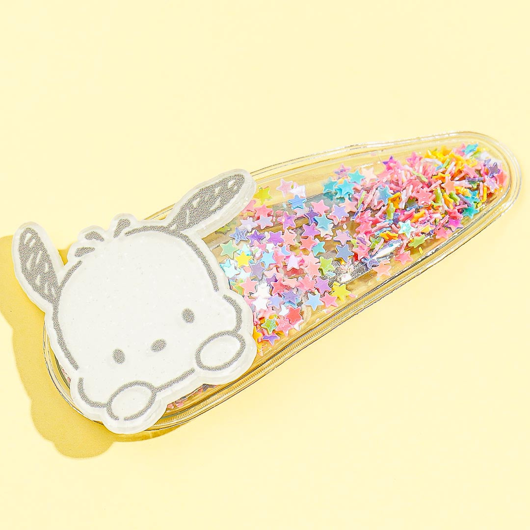 Pochacco Kira Kira Clear Hair Clip