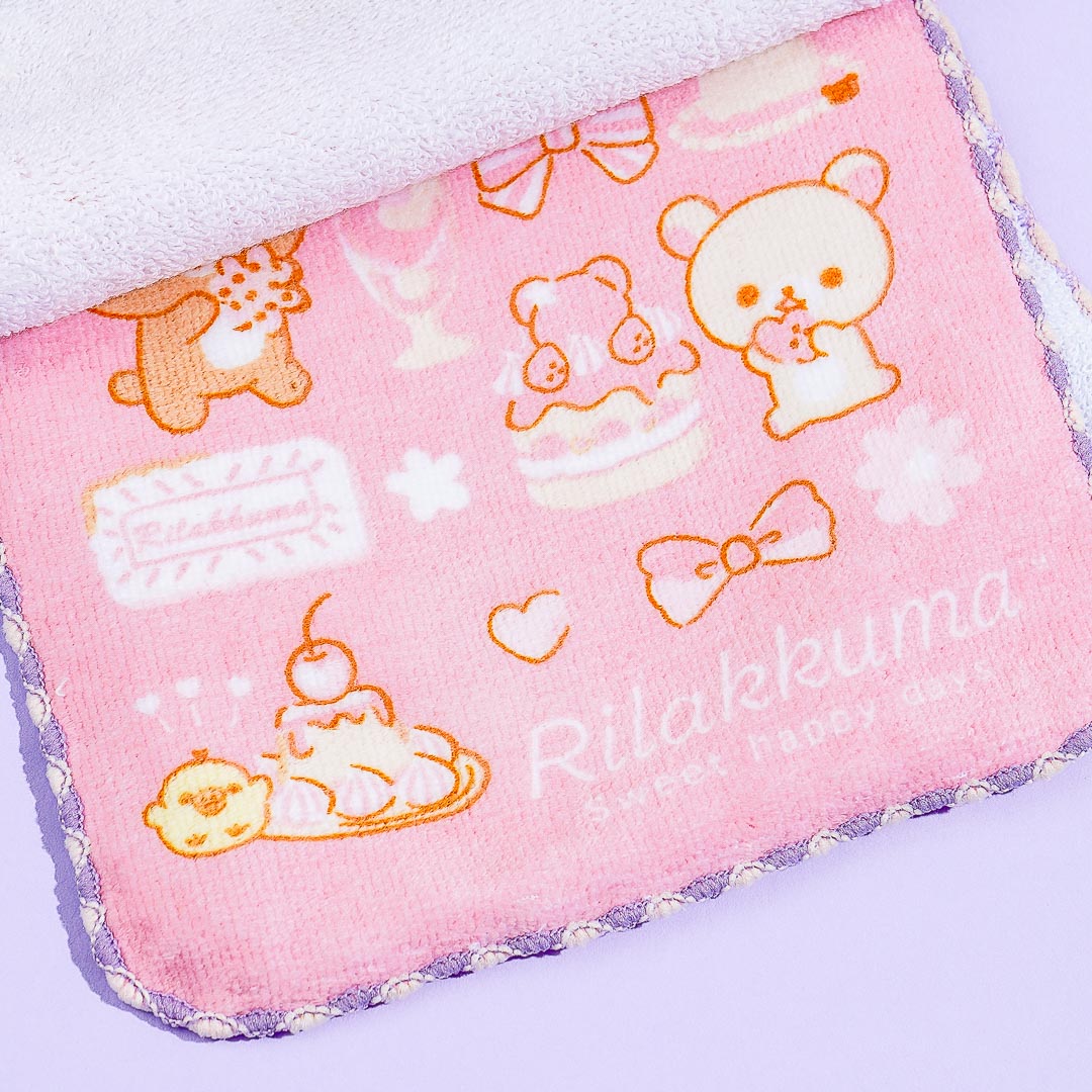 Rilakkuma Dessert Party Hand Towel Set