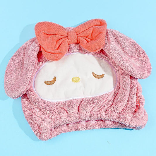 Sleeping My Melody Drying Towel Cap