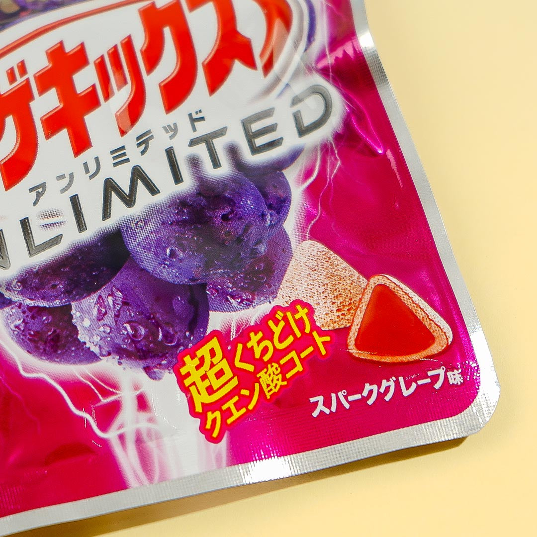 UHA Shigekix UNLIMITED Super Sour Gummy Drops - Spark Grape