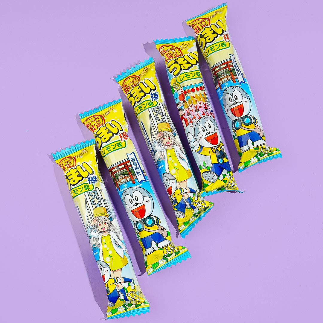 Yaokin Umaibo Setouchi Lemon Snack Stick Set - 5pcs