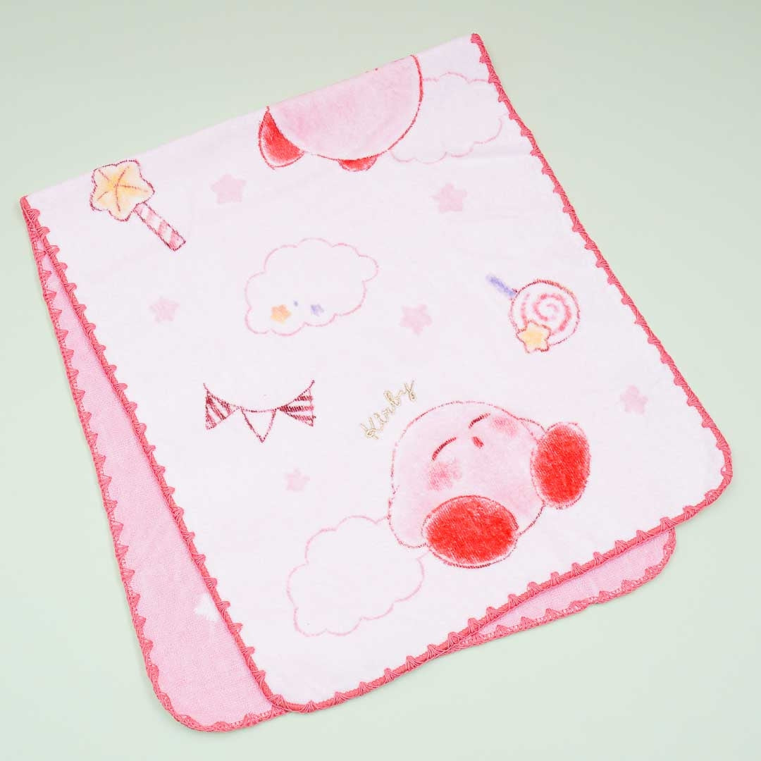 Kirby Cloud Land Face Towel