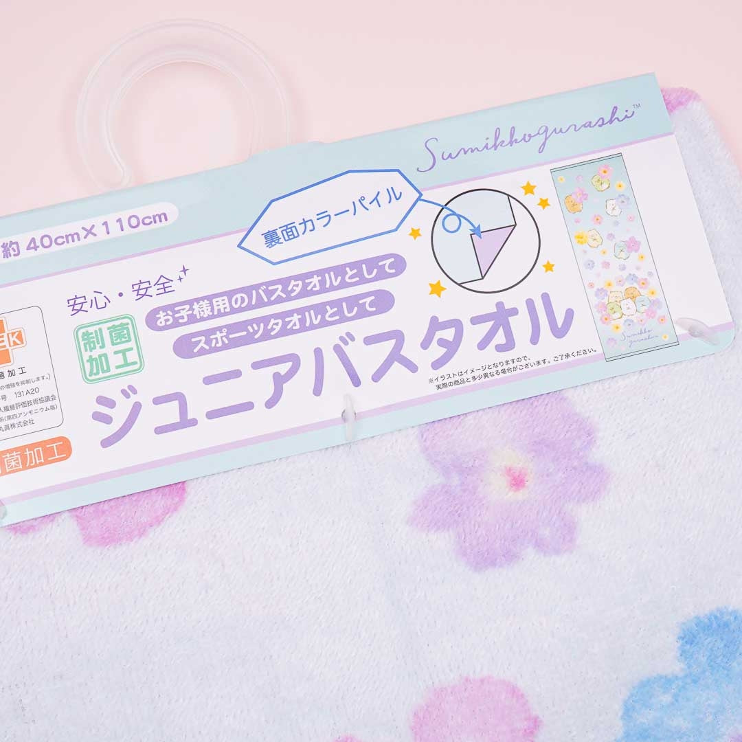 Sumikko Gurashi  Flowery Thin Bath Towel