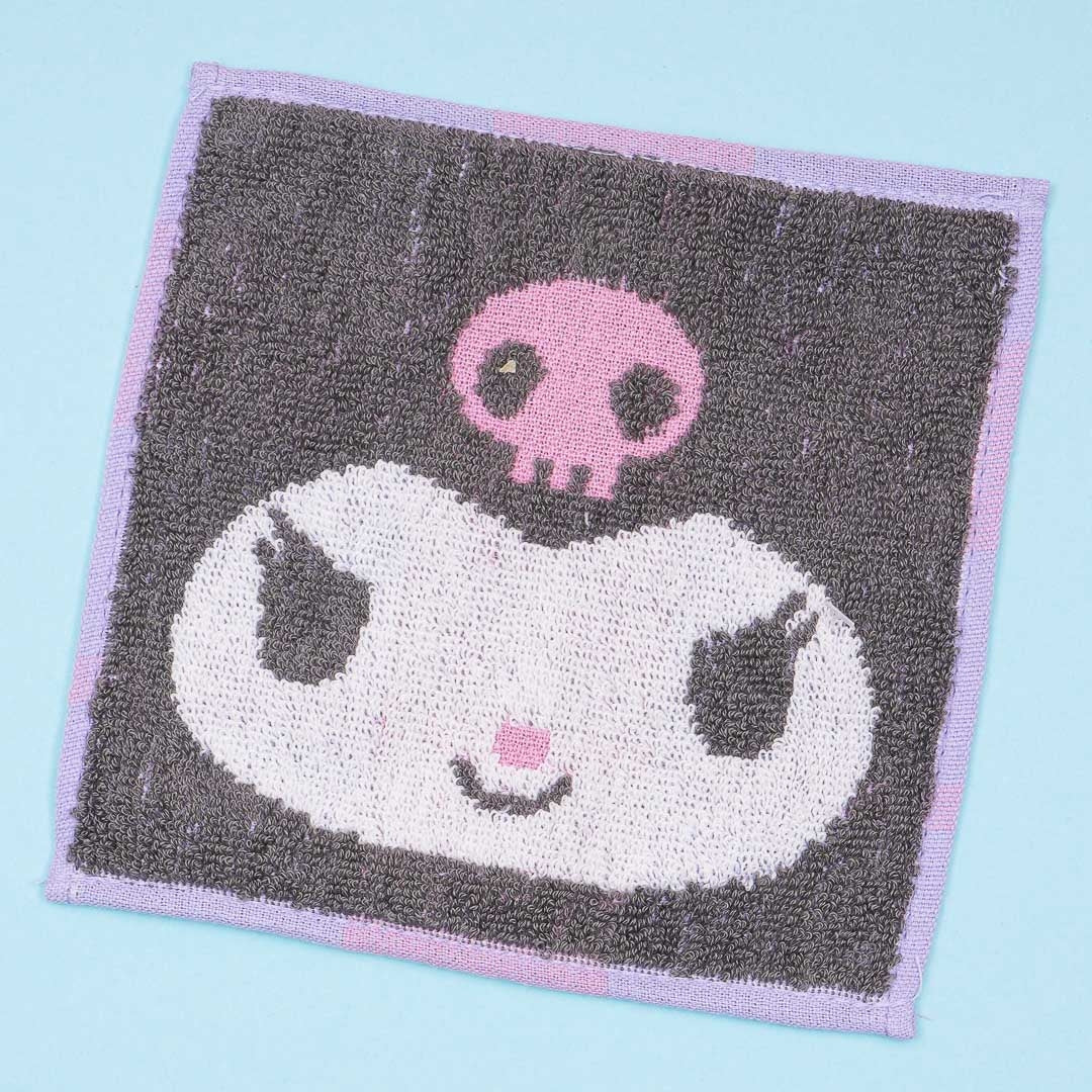 Kuromi Face Hand Towel