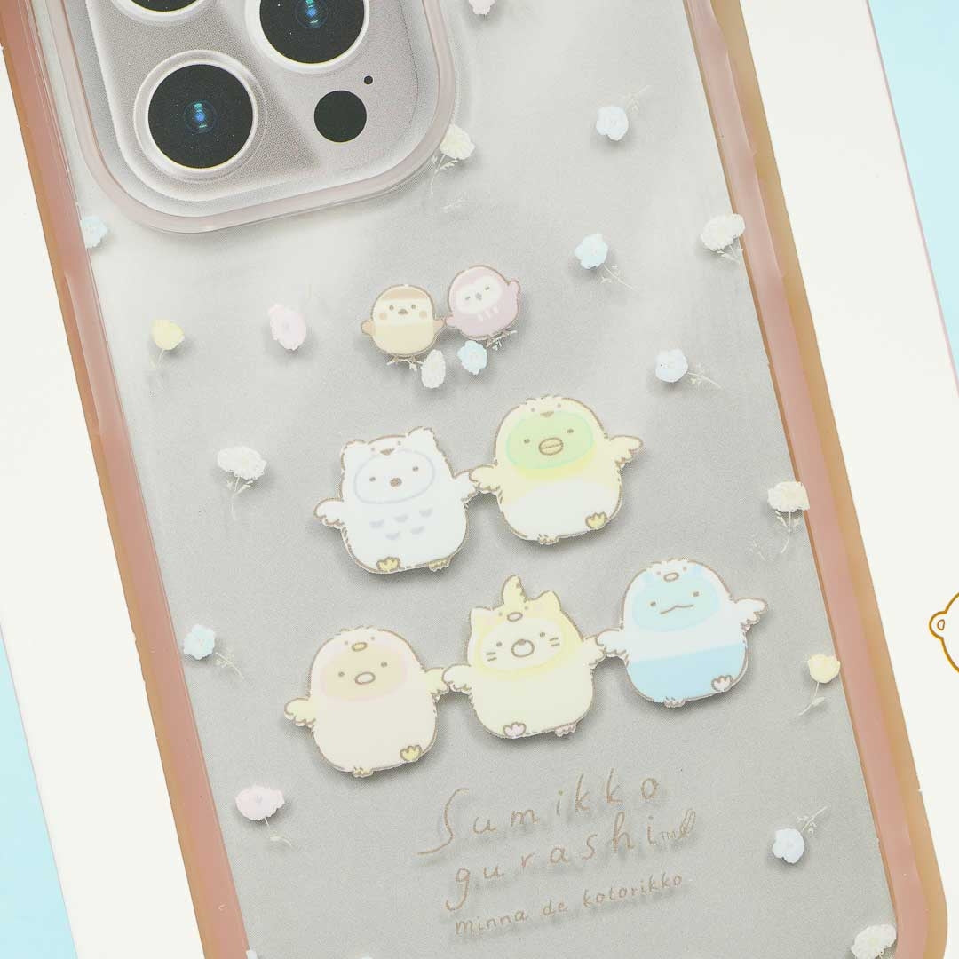 Sumikko Gurashi Owl Fun IIIIfit Clear Phone Case for iPhone 14 Pro / 13 Pro