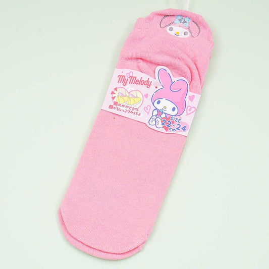 My Melody Embroidered Heel Socks
