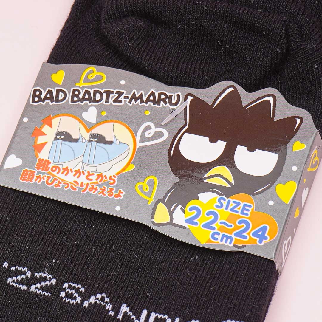 Bad Badtz Maru Embroidered Heel Socks