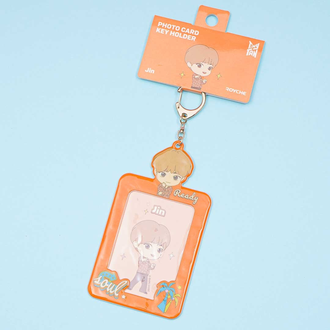 BTS TinyTAN Photo Card Key Holder - Jin