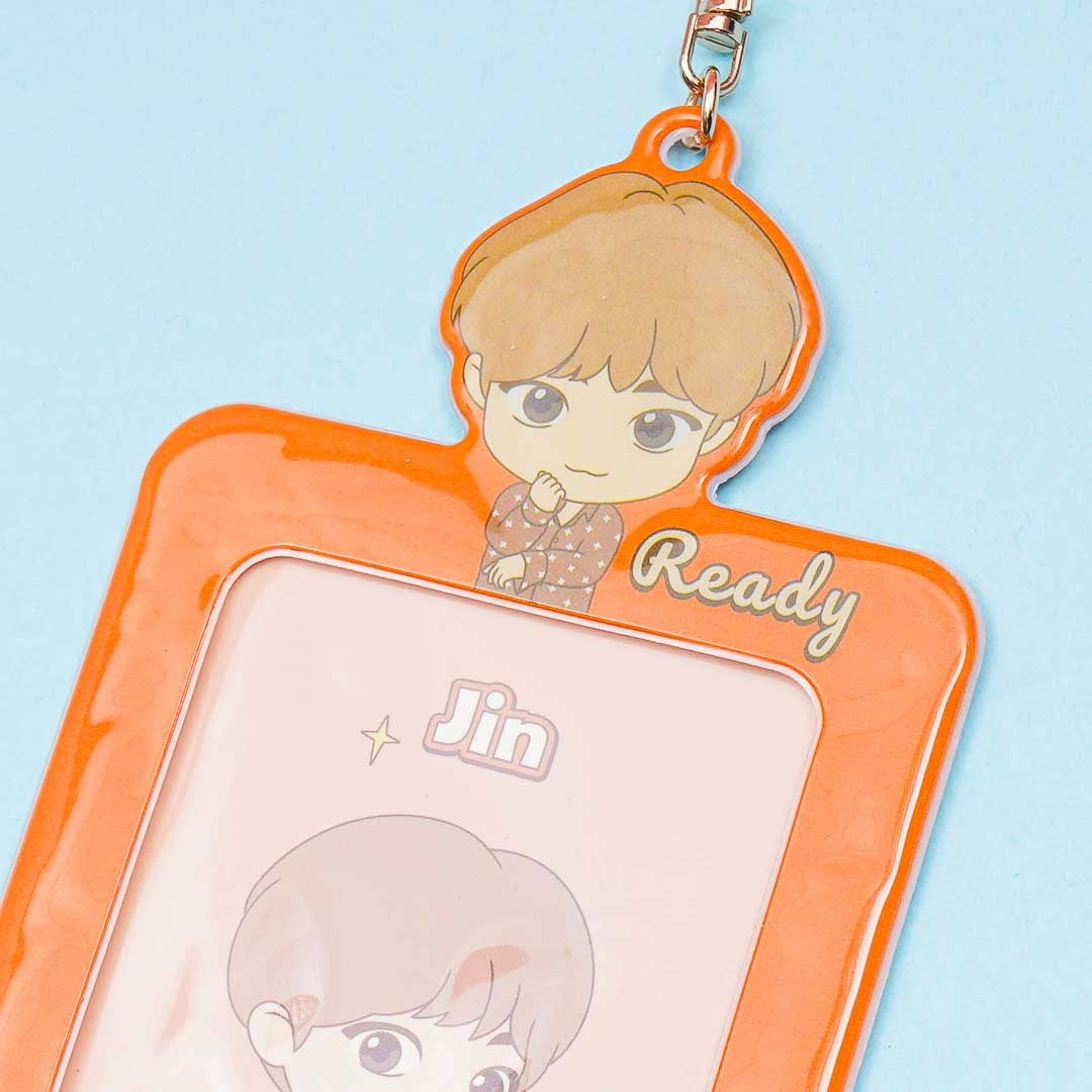 BTS TinyTAN Photo Card Key Holder - Jin